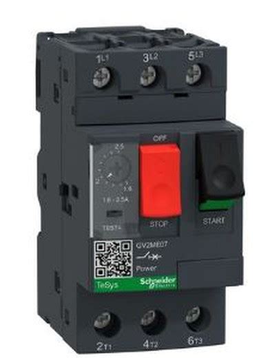 Magnetothermal Circuit Breaker 1 6 2 5A 50 60Hz GV2ME07 Acpclima