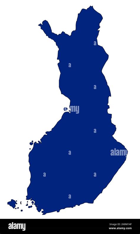 Finnish Map Im Genes Recortadas De Stock Alamy