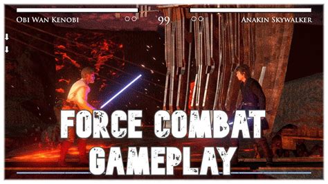 Star Wars Force Combat Game Play Youtube