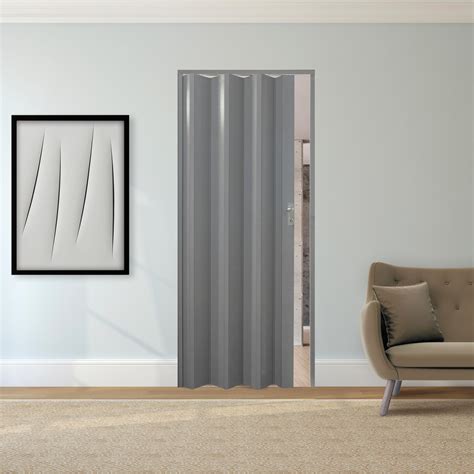 Porta A Soffietto Luciana In Pvc Grigio L 88 5 Leroy Merlin