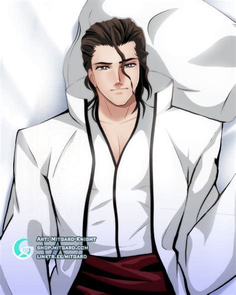 Mitgard Knight - Aizen Sosuke - BLEACH - Body pillow Aizen looks...