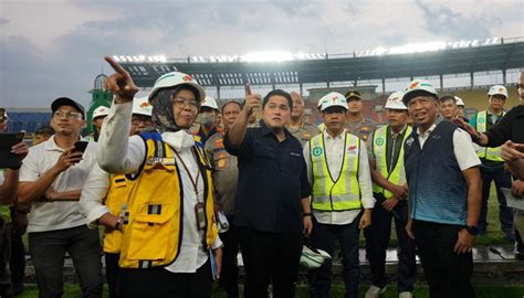 Foto Foto Wajah Stadion Si Jalak Harupat Dan Manahan Bulan Jelang