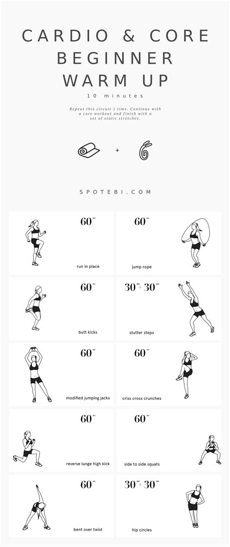 Cardio And Core Beginner Workout Routine For Women Workout Routines For Women Cardio Workout At