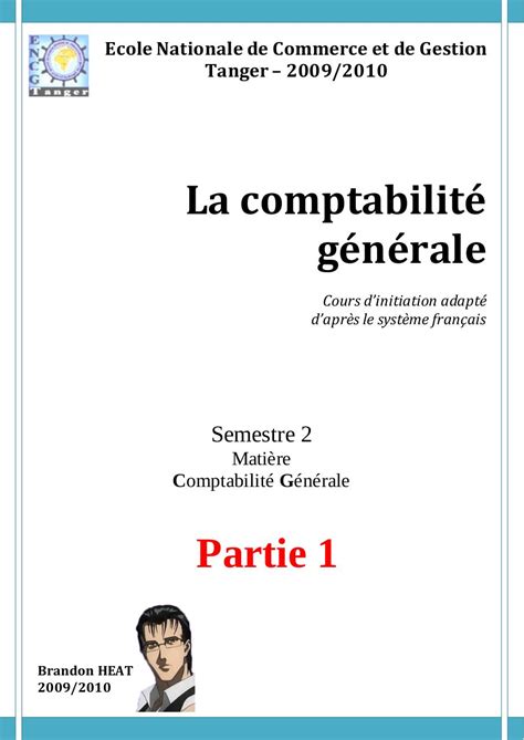 La compta Générale P1 par Brandon HEAT Fichier PDF