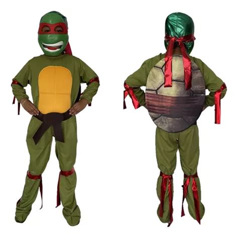 Cosplay Disfraz Tortuga Ninja Con Caparazon Disfraz De Halloween