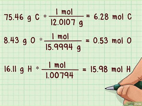 Cómo encontrar la fórmula molecular 13 Pasos