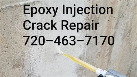 Sealing Cracks In Foundation Wall Using Epoxy Injection Youtube