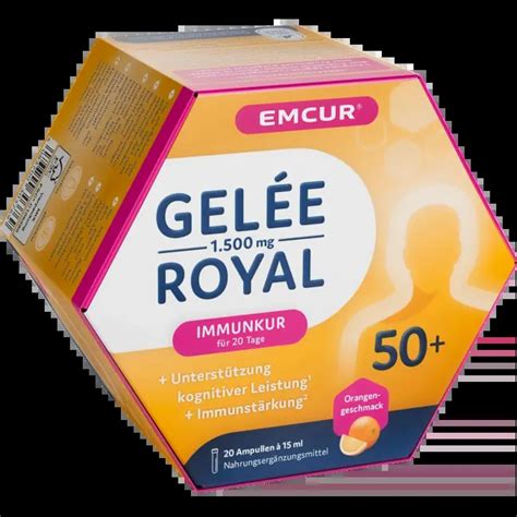 Emcur Emcur Gelee Royal Ampullen Oranje Stuks Ml Duitse