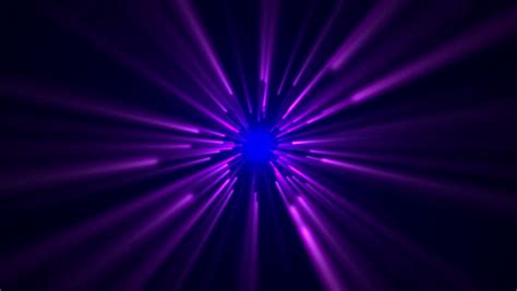 Star Fieldblue And Purple Ray Light In Space Stock Footage Video