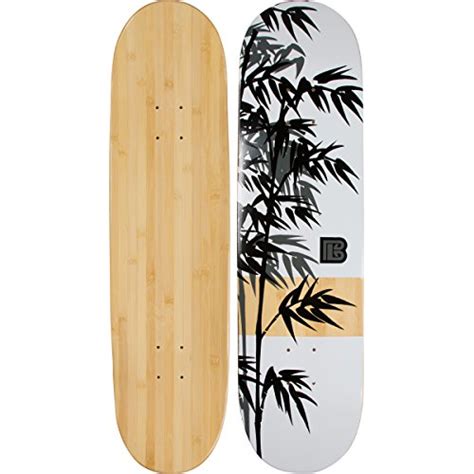 Bamboo Skateboards Moso Graphic Skateboard Deck, Natural, 8.25" x 32 ...