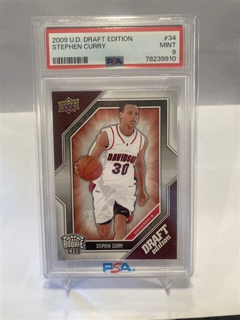 Stephen Curry 2009 10 Upper Deck Draft Edition 34 RC ROOKIE PSA 9 EBay