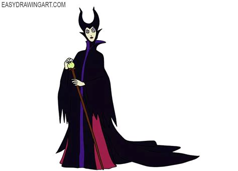 Maleficent Cartoon Drawing