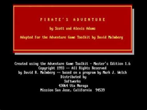 Pirate S Adventure 1992 Mp4 HYPERSPIN DOS MICROSOFT EXODOS NOT MINE