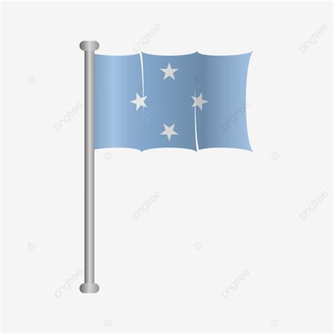 Micronesia Flag Vector, Micronesia, Flag, Micronesia Watercolor Flag ...