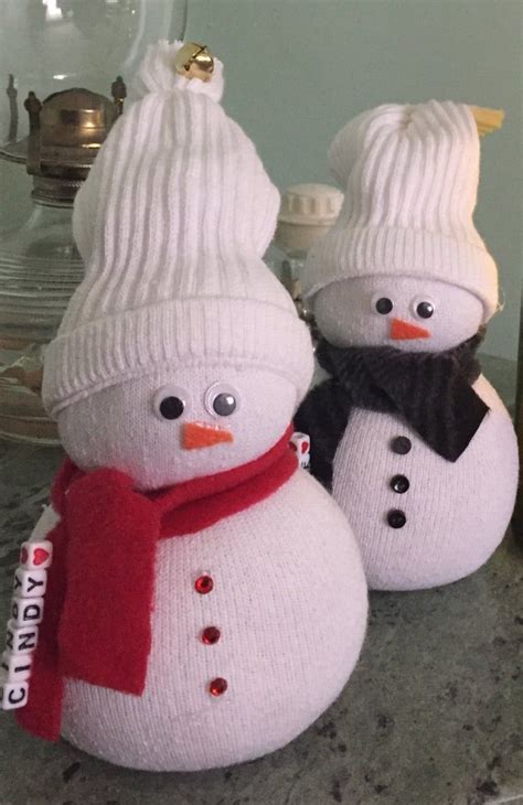 Kathys Famous Sock Snowmen Made To Order Sock Snowman Craft Sock