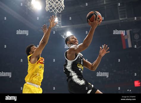 Belgrade Serbia November Perry Dozie Jr Of Partizan Mozzart