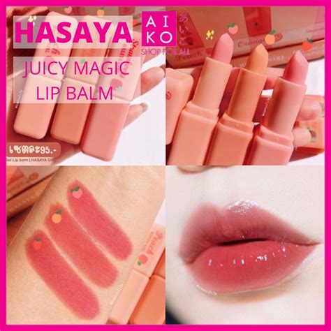 Aiko Lip Balm Hasaya Girl Juicy Magic Perlembab Bibir Random Pcs Jh