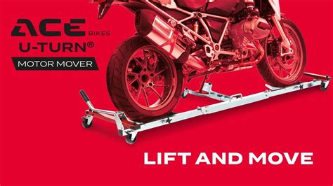 Acebikes U Turn Motorrad Rangierhilfe Kickstand Dolly Motorcycle