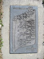 Richard B Kasten M Morial Find A Grave