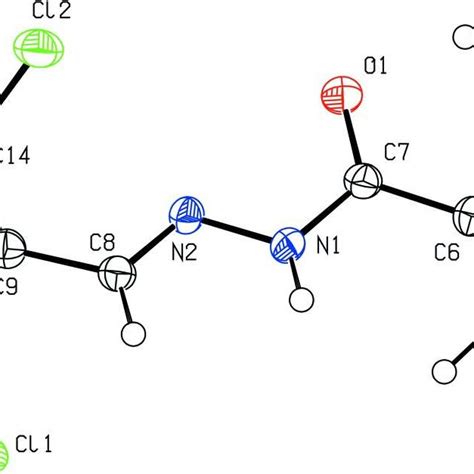 Molecular Structure Of The Title Compound With Thermal Ellipsoids Drawn