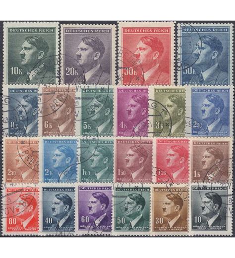 Böhmen und Mähren Nr 89 110 gestempelt Hitler 1942 Briefmarke