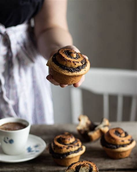 Lucie Kadlčková na Instagramu Makové muffiny Muffiny jsou z kynutého