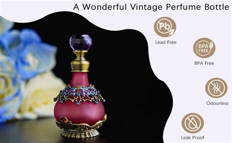 Amazon YU FENG 25ml Purple Vintage Refillable Crystal Decor