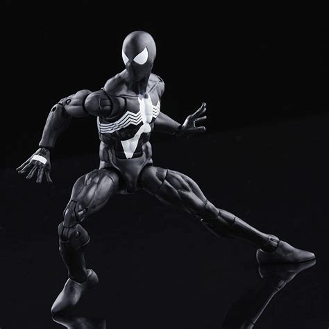 Marvel Legends Retro Collection Symbiote Spider Man Action Figure