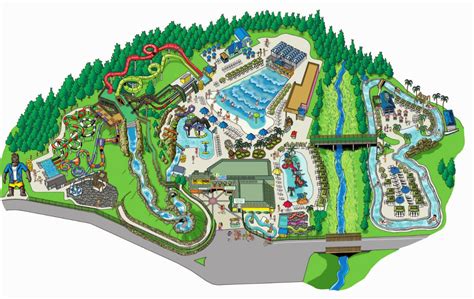 Ocean Breeze WaterPark Map