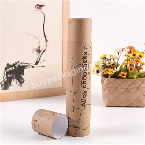 Custom Recyclable Cylinder Kraft Paper Tube Gift Kraft Paper Tubes