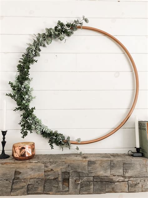 Spring Hoop Wreath Diy In 2020 Diy Wreath Birthday Wreath Diy Boho