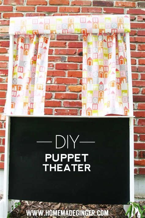 DIY Puppet Theater - Homemade Ginger