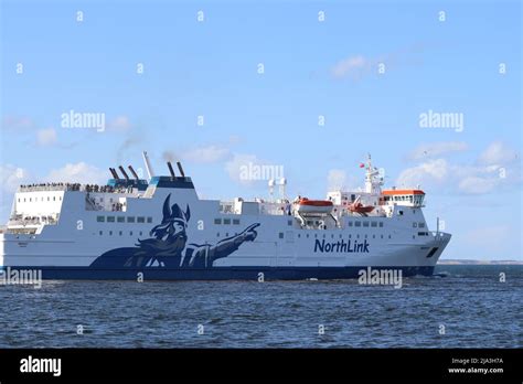 Shetland ferry leaving Aberdeen Stock Photo - Alamy