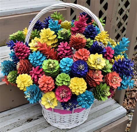 Pin On Pinecone Flower Arrangements