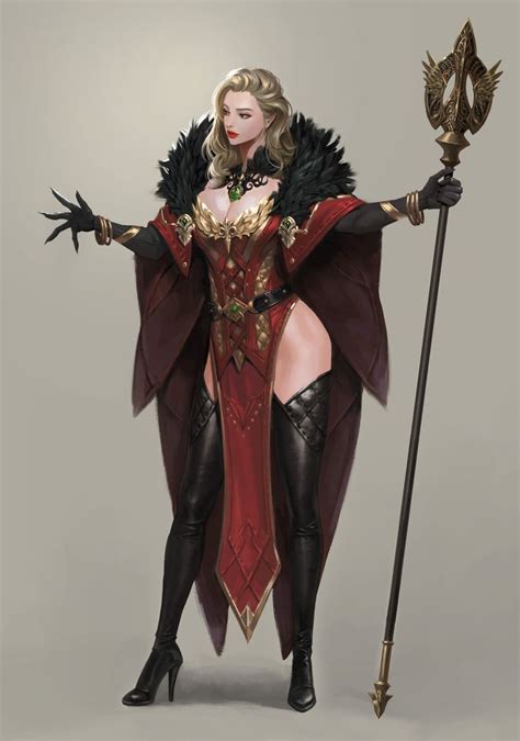 Sorceress Jang Minho Female Character Concept Concept Art Characters Female Character Design