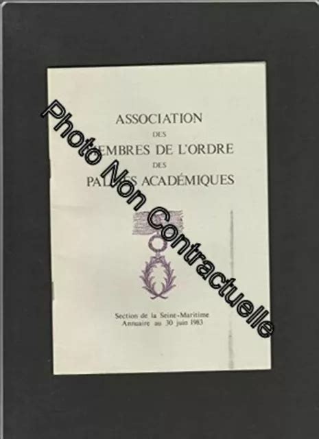 ASSOCIATION DES MEMBRES de l Ordre des Palmes Académiques Section de