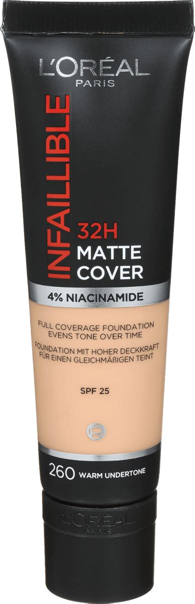 L ORÉAL PARiS Матиращ фон дьо тен Infaillible 32H Matte Cover Nr 260