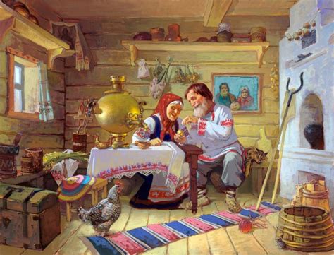 Курочка "Ряба" (Русская Народная Сказка), Картина - Stanislav ...