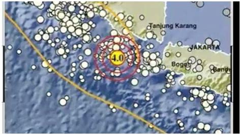 Gempa Bumi 40 Guncang Lampung Senin 23 Oktober 2023 118 Km Dari