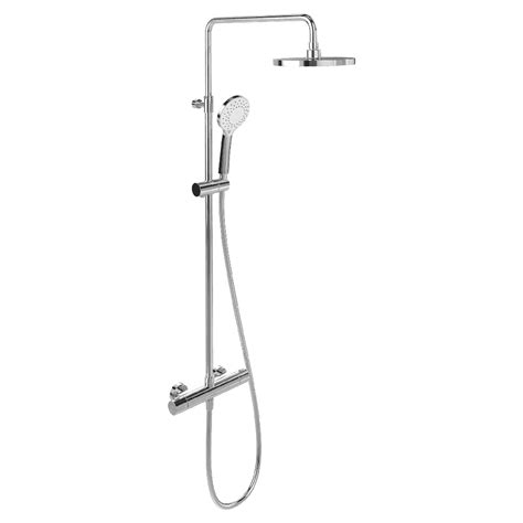 Villeroy Boch Universal Chrome Exposed Dual Shower System 200mm