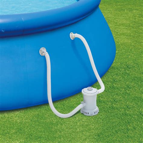 Summer Waves® 10′ x 30″ Quick Set Ring Pool with 600 GPH Filter Pump | Quad City Pools