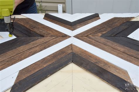 Diy Geometric Wood Art Piece Diy Huntress