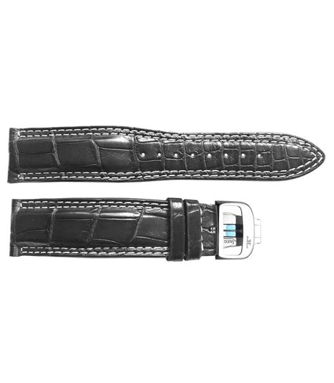 Jaeger Lecoultre Mm Inlet Black Watch Strap