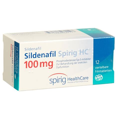 Sildenafil Spirig Hc Cpr Pell Mg Blist Pce Commander En Ligne