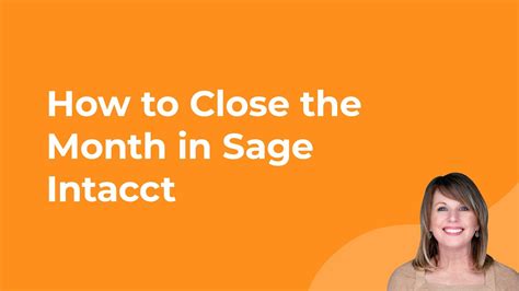 How To Close The Month In Sage Intacct Youtube