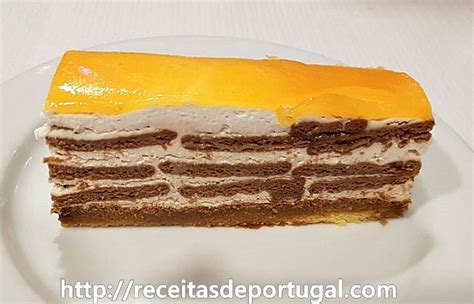 Receitas De Portugal Bolo De Bolacha Creme De Ovos