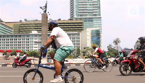 FOTO Mulai Hari Ini 32 Kawasan Khusus Pesepeda Di Jakarta Ditiadakan