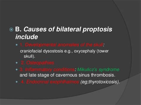 Proptosis