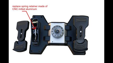 Saitek Pro Flight Rudder Pedals Toe Brakes Fixing Youtube