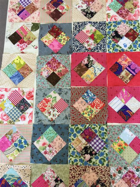 Antique Four Patch Economy Block Tutorial Scrappy Quilt Patterns